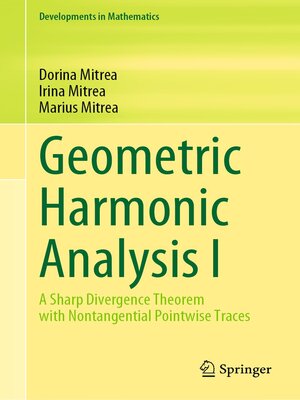 cover image of Geometric Harmonic Analysis I